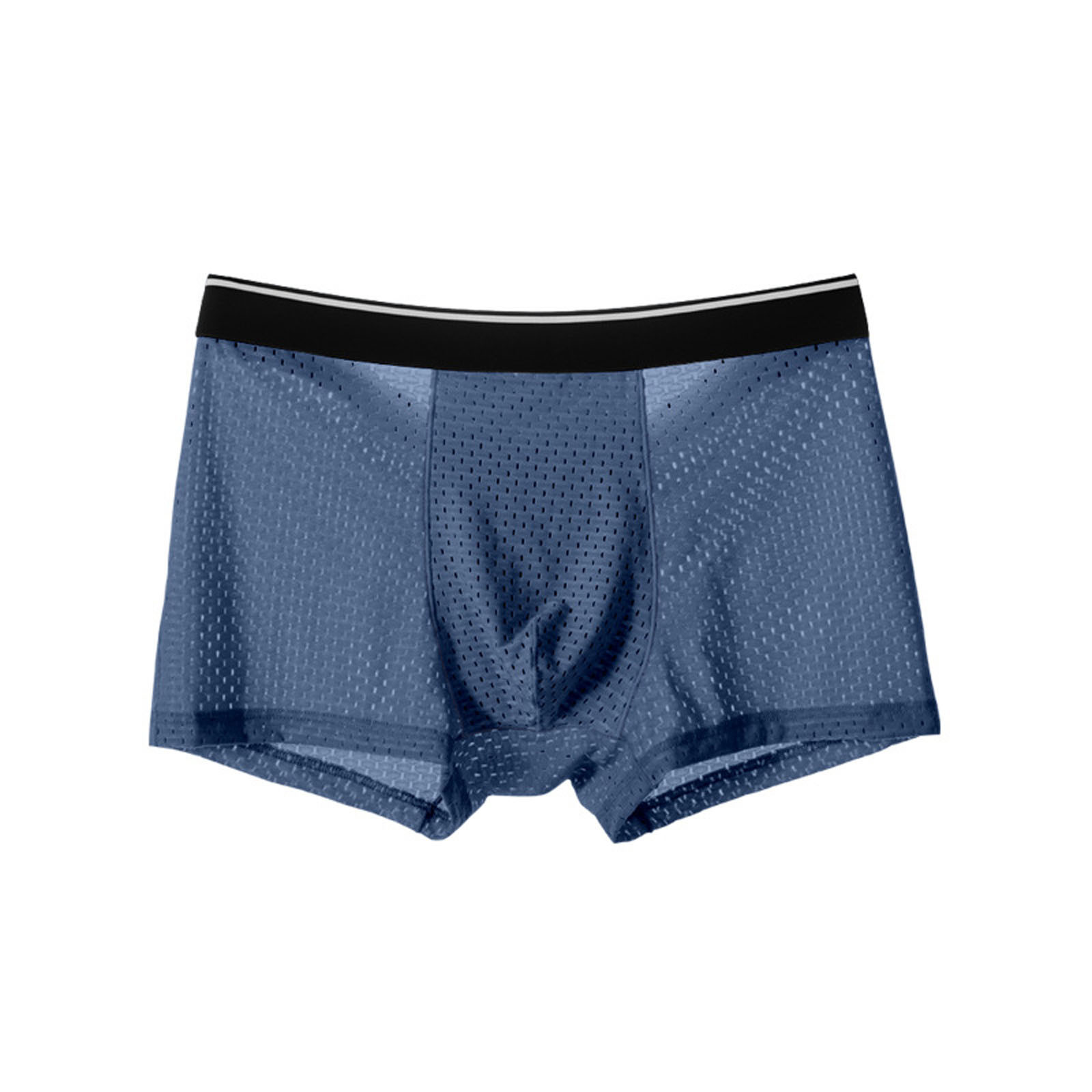 Xysaqa Mens Underwear Boxers Briefs Comfort Breathable Mesh Pouch Underwear Hollow Panties for Men 2024 L-5XL(Available in Big \u0026 Tall)